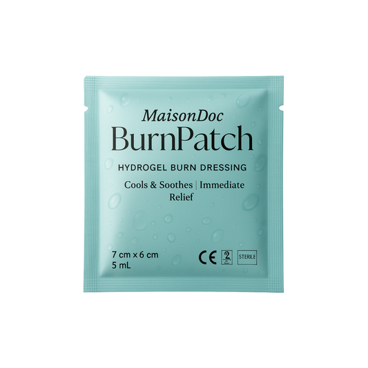 BurnPatch™️ — Instant Burn Relief with Cooling Hydrogel Technology